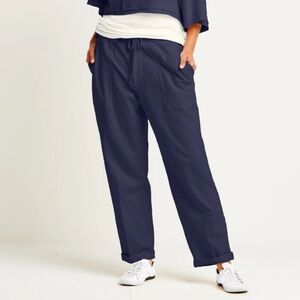 Planet by Lauren G French Terry Luxury Sweatpants Black